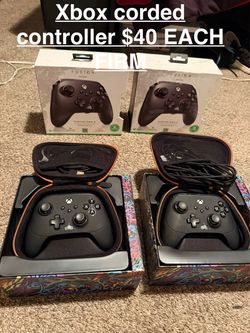 Xbox One fusion pro 3 wired controller $40  EACH FIRM