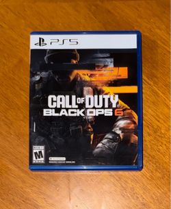 Call of Duty Black Ops 6 PS5 - COD BO6 Disc + Case