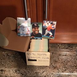 1990-91 Stadium Club Baseball Set