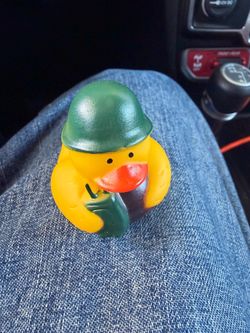 Military Soldier Rubber Duck Toy