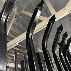 Curved Spike Top Iron Fence 8' H x 8' L per piece