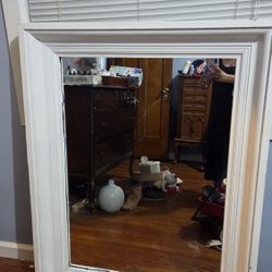 Large Wooden Mirror