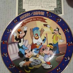 Collectors Plate With Certificate Of Authenticity