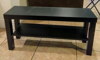 Black TV stand (tv not included )