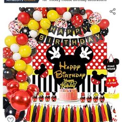 Mickey Party Decor