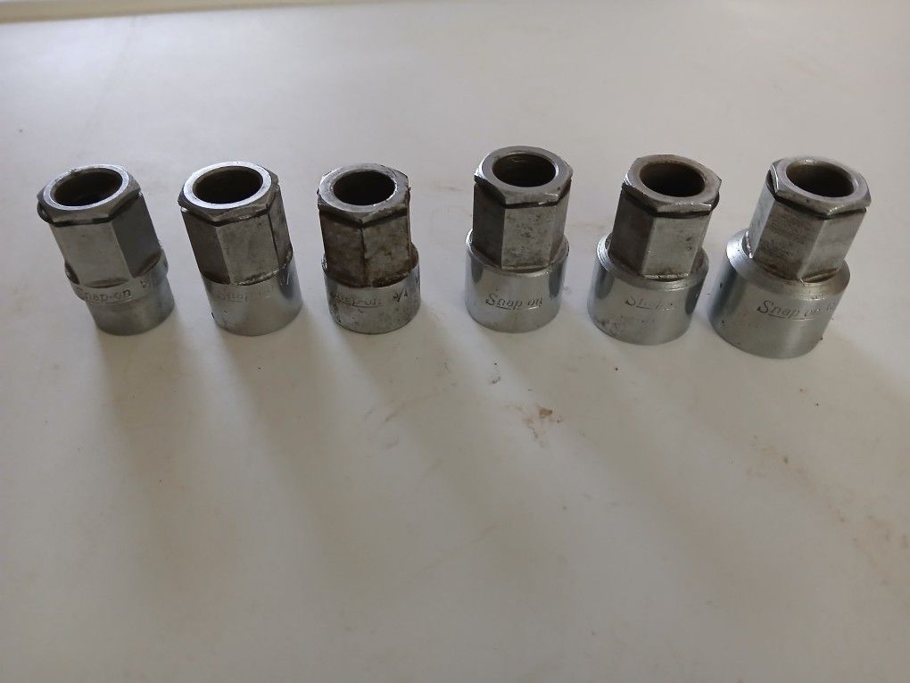 6 pc Snap-on 12pt Pass Thru Sockets