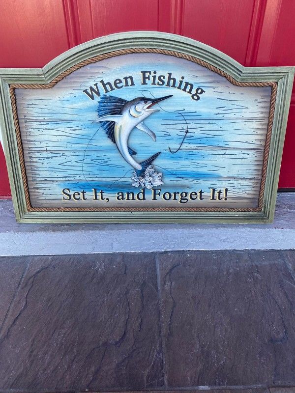 Wooden Fishing Frame
