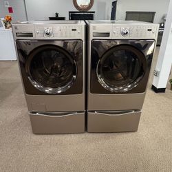 Kenmore Washer and Electric Dryer Set With Steam Care 