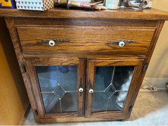 Oak cabinet