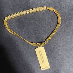 Gold Diamond Bracelet 