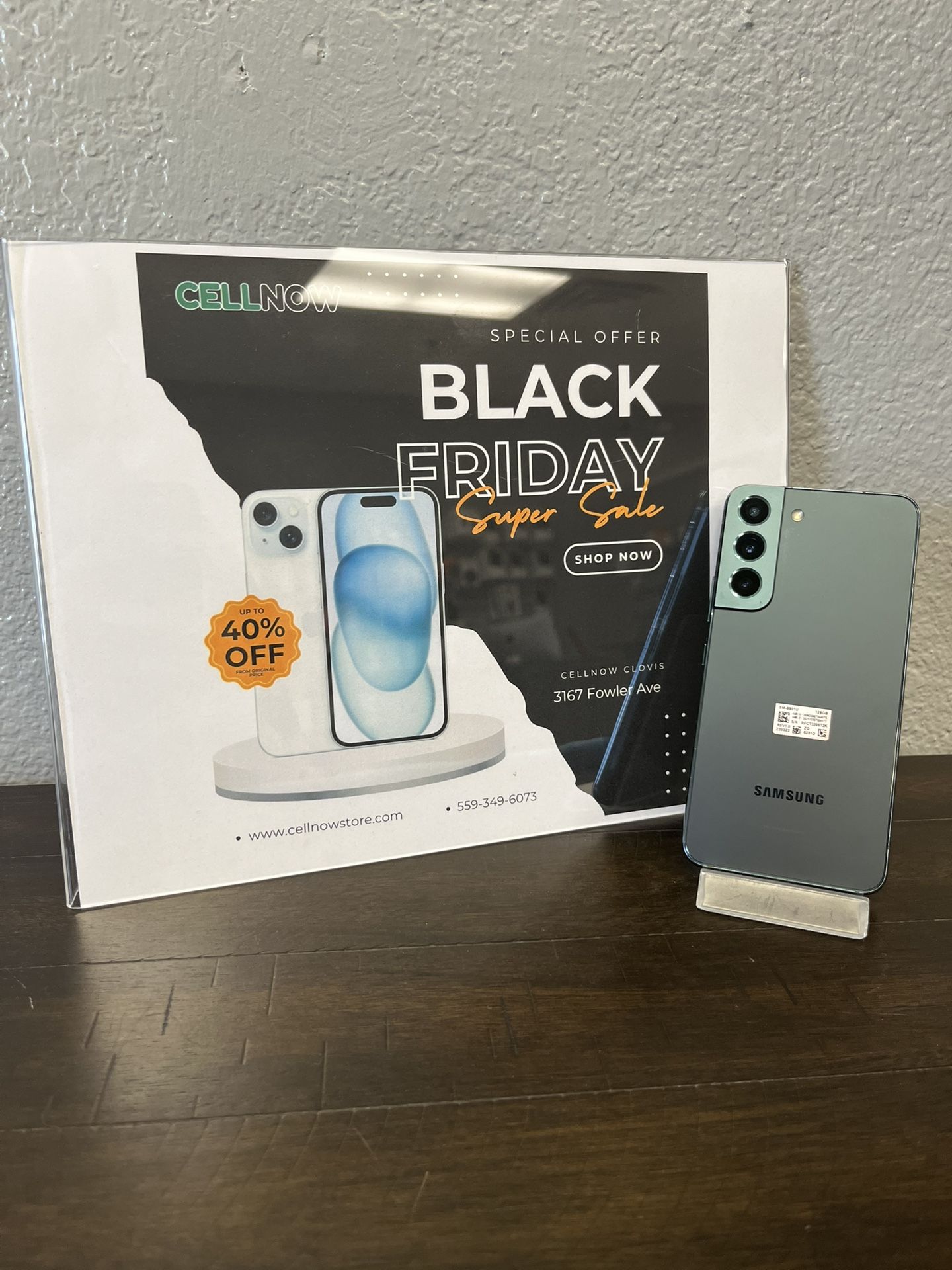 Samsung Galaxy S22 Unlocked 128GB - Green