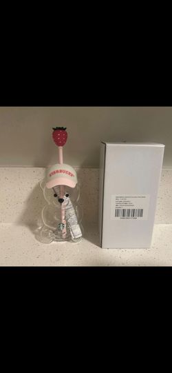 Starbucks strawberry glass bear
