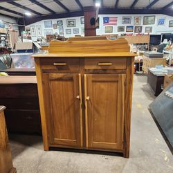 Primitive Jelly Cupboard Kitchen Cabinet Pantry with Hand Dovetails and Hand Chamford Drawers