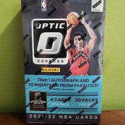 2021/22 Panini Donruss Optic NBA  Basketball Sealed Hobby Box Sealed
