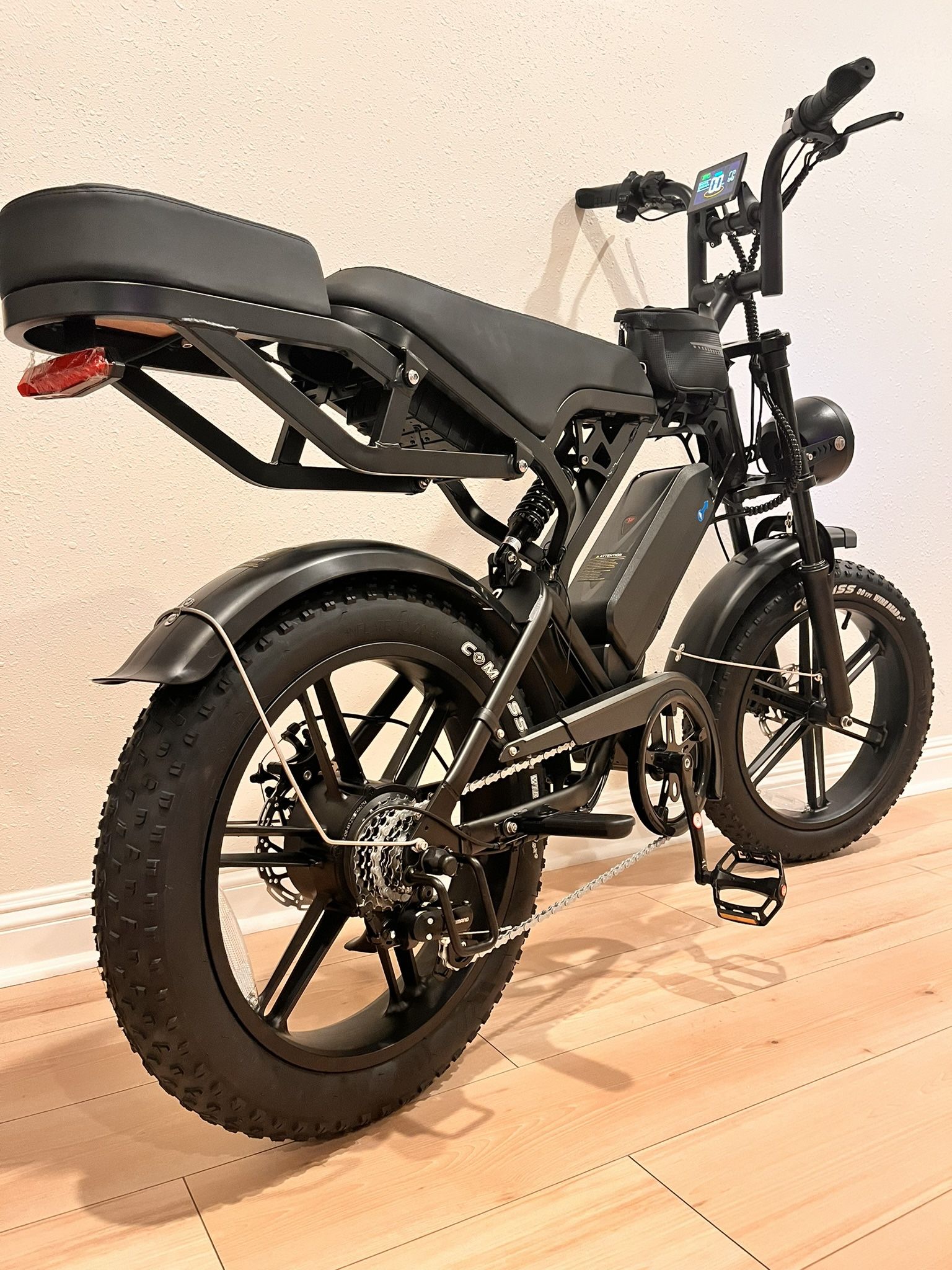Brand New Adult Electric Bike 1500W Peak,30mph, 18.2AH Battery, Dual Rider, Full Suspension, Fat Tire