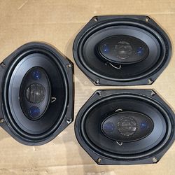 Blaupunkt GTX680 6x8 4-way coaxial speakers 360 watt