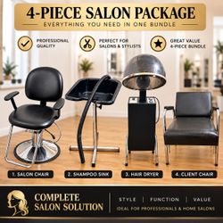 4-Piece Salon Package Bundle