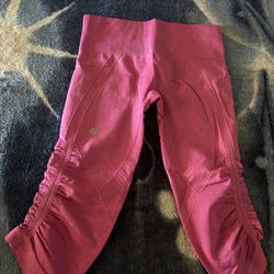 Lululemon Pink Leggings Size Small
