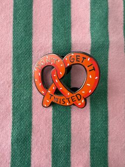 Pretzel Enamel Pin