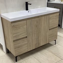 48” Oak  Vanity 