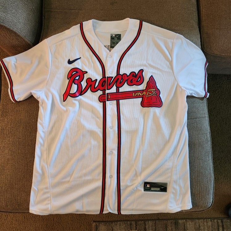 Atlanta Braves retro coopers town MLB jersey XL for Sale in San Jacinto, CA  - OfferUp