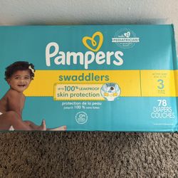 $20 (retail $40) Size 3 Pampers Swaddlers Brand New Never Opened