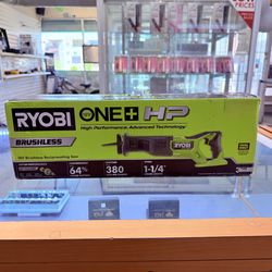 Ryobi Brushless Reciprocating Saw, Model: PBLRS01B (Tool Only)