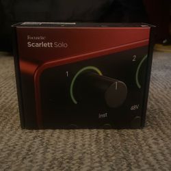Focusrite Scarlett Solo Gen 3