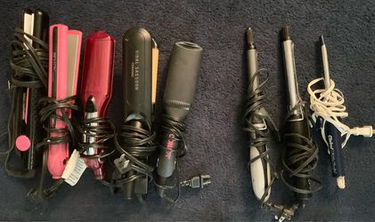 Flat irons and Curling Irons-$10 Each