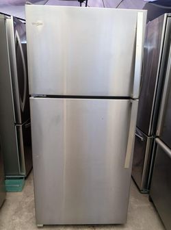 Whirlpool Top Mount Stainless Fridge

