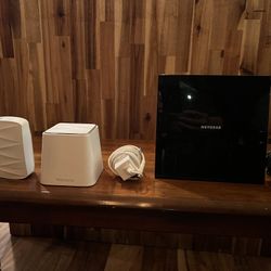 Cable Modem Router &  Mesh WiFi Extender