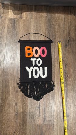 “Boo” Holloween tapestry
