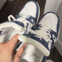 Lv Trainers Blue Barely Worn 