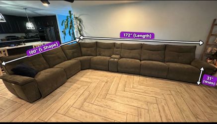 Electric Recliner Sectional