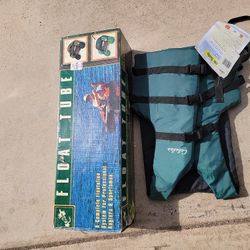 Caddis Sports Nevada Float Tube with Cabelas life jacket 