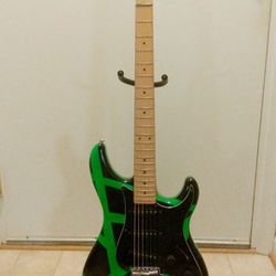 Electric Guitar Yamaha Custom Green/Black SE203M C