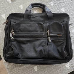 TUMI Alpha Ballistic Nylon Expandable Multipurpose Travel Bag Black 26141D4