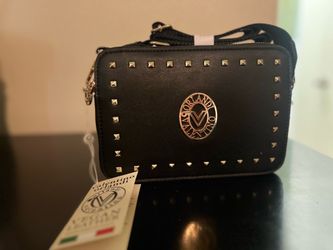 Woman’s Purse- Valentino Orlandi_ Gold Studded Crossbody