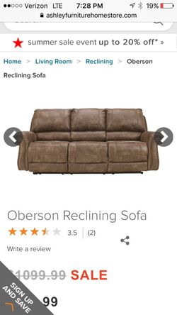 BRAND NEW ASHLEY FURNITURE COUCH