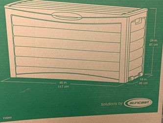 63 Gallon Suncast Storage Deck Box