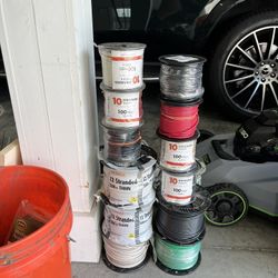12 and 10 Stranded Wire Rolls NEW