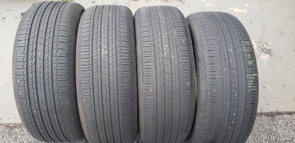 4 TIRES INSTALLED HANKOOK 235/60/18