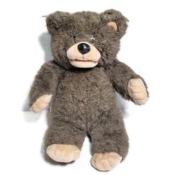 Vintage 1986 Hasbro Softies Amazing Bingo Bear Yakity Yaks Plush No Voice Box 