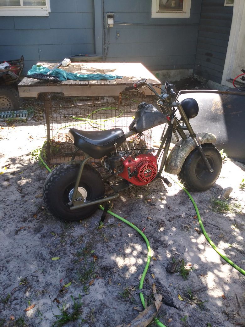 Baja warrior mini bike and yerf dog go kart for sale