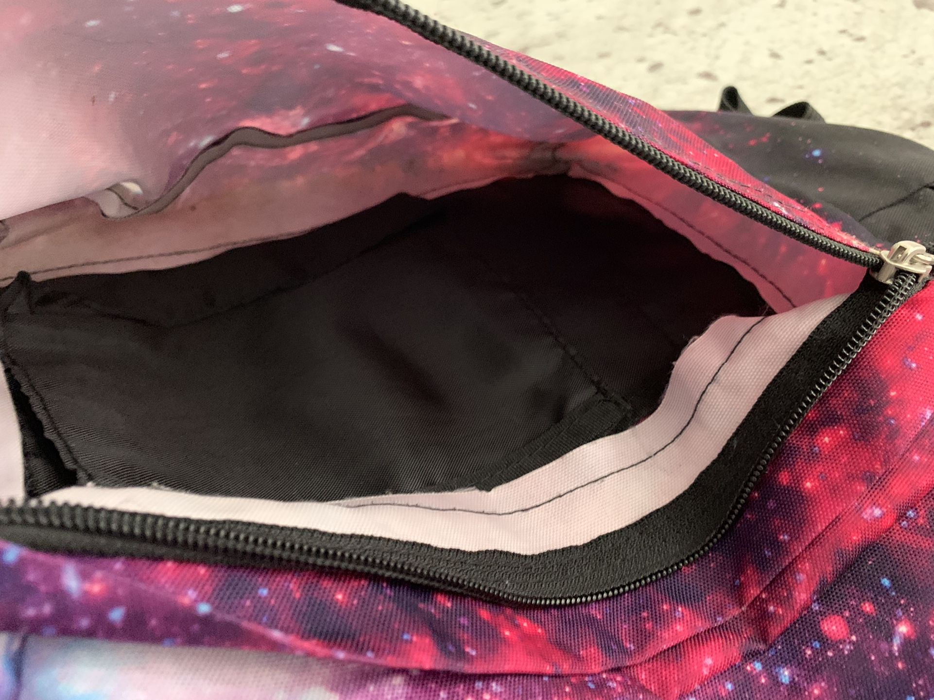 cream colored jansport backpack Right Pack Premium Women Bag Color:Wedgewood Blue Small Violet Jansport Backpack front utility pocket with