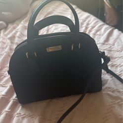 black Kate Spade purse crossbody  and handheld