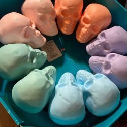 halloween skull wreath