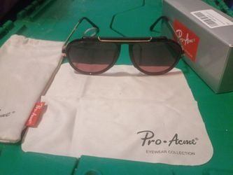 Pro Acme Oversized Aviator Sunglasses for Women Men, 70s Retro Aviators Style with Tangle Free Top Bar Design