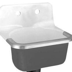American Standard - (contact info removed).020 - Lakewell Wall-Hung Cast Iron Service Sink 