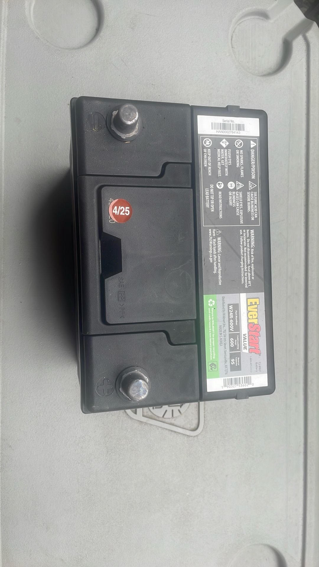 New Battery 600 Cold Cranking Amps New Ever Start